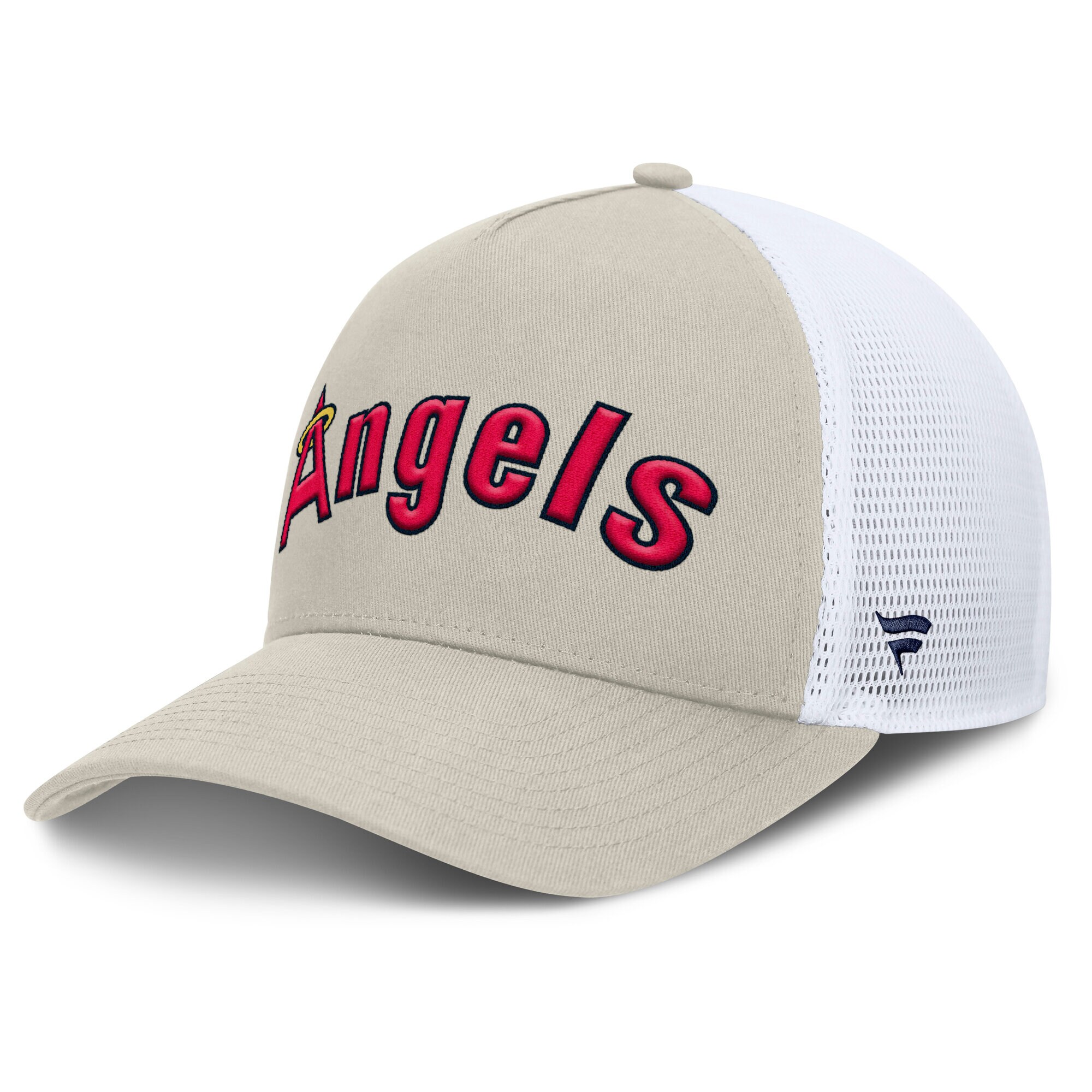 mens california angels fanatics khaki heritage light khaki a-frame adjustable hat | MLB Jerseys & Hats Collection at Los Angeles Angels