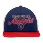 mens california angels fanatics navyred cooperstown collection talley foam trucker snapback hat | MLB Jerseys & Hats Collection at Los Angeles Angels