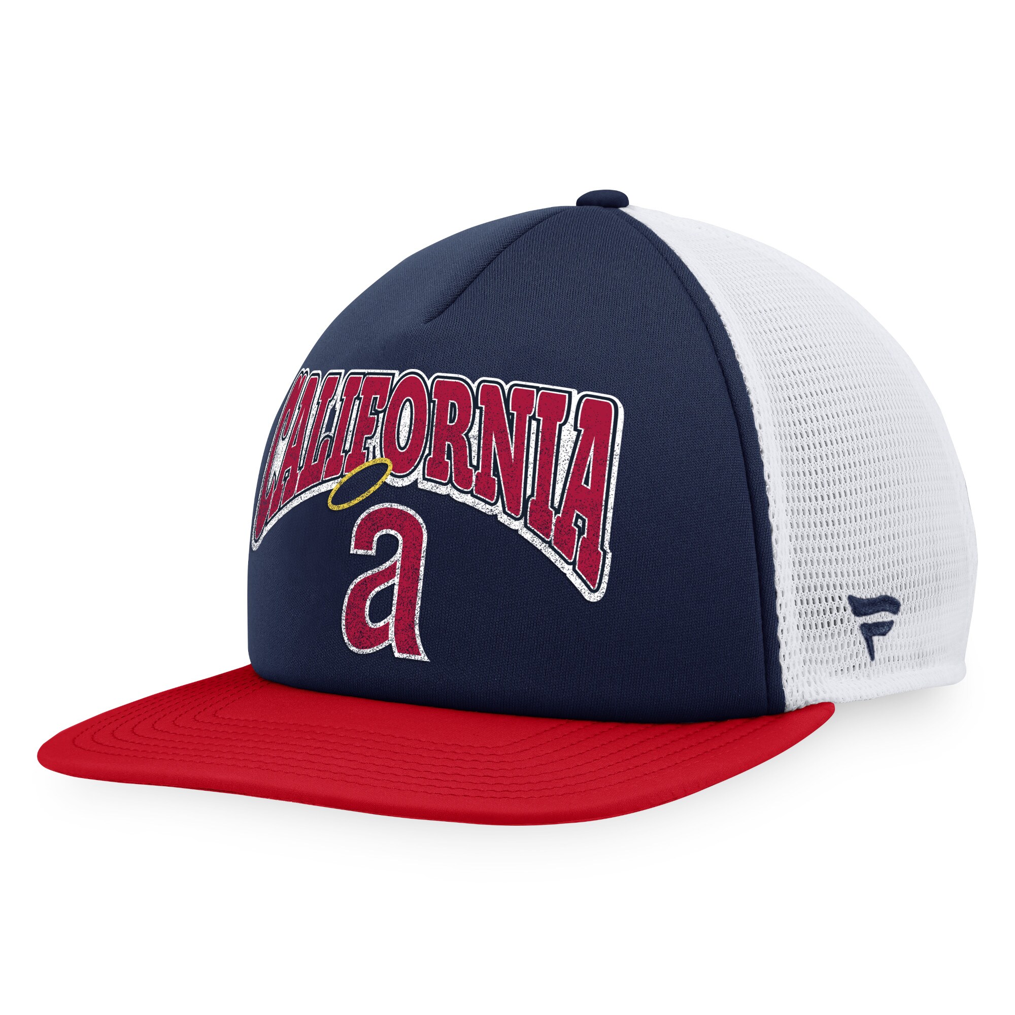 mens california angels fanatics navyred heritage foam front trucker snapback hat | MLB Jerseys & Hats Collection at Los Angeles Angels