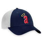 mens california angels fanatics navywhite cooperstown collection core trucker snapback hat | MLB Jerseys & Hats Collection at Los Angeles Angels