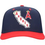 mens california angels mitchell  ness navy cooperstown collection all in 2.0 adjustable hat | MLB Jerseys & Hats Collection at Los Angeles Angels