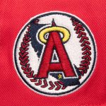 mens california angels mitchell  ness red double up snapback hat | MLB Jerseys & Hats Collection at Los Angeles Angels