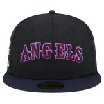 mens california angels new era black cooperstown collection retro spring training 59fifty fitted hat | MLB Jerseys & Hats Collection at Los Angeles Angels