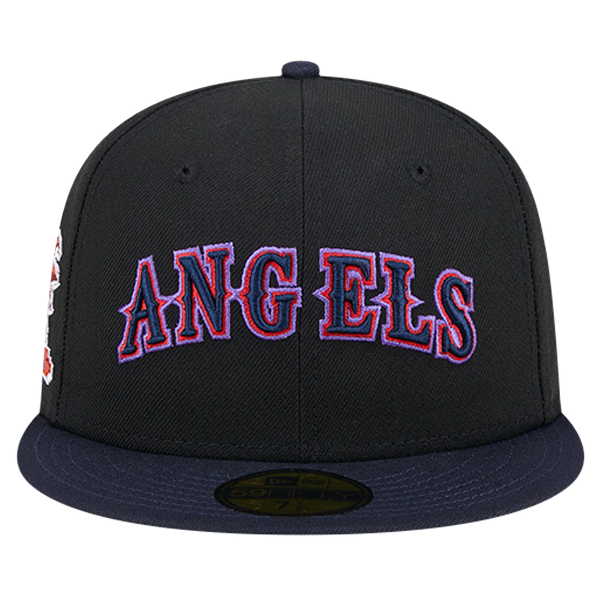 mens california angels new era black cooperstown collection retro spring training 59fifty fitted hat | MLB Jerseys & Hats Collection at Los Angeles Angels