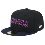 mens california angels new era black cooperstown collection retro spring training 59fifty fitted hat | MLB Jerseys & Hats Collection at Los Angeles Angels