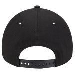 mens california angels new era black tonal pop 9forty a-frame adjustable hat | MLB Jerseys & Hats Collection at Los Angeles Angels