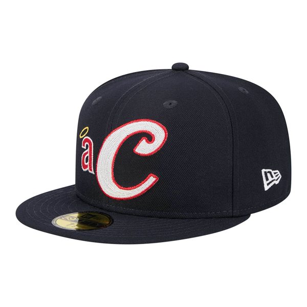 mens california angels new era navy cooperstown collection duo logo 2.0 59fifty fitted hat | MLB Jerseys & Hats Collection at Los Angeles Angels
