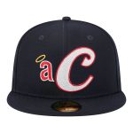 mens california angels new era navy cooperstown collection duo logo 2.0 59fifty fitted hat | MLB Jerseys & Hats Collection at Los Angeles Angels