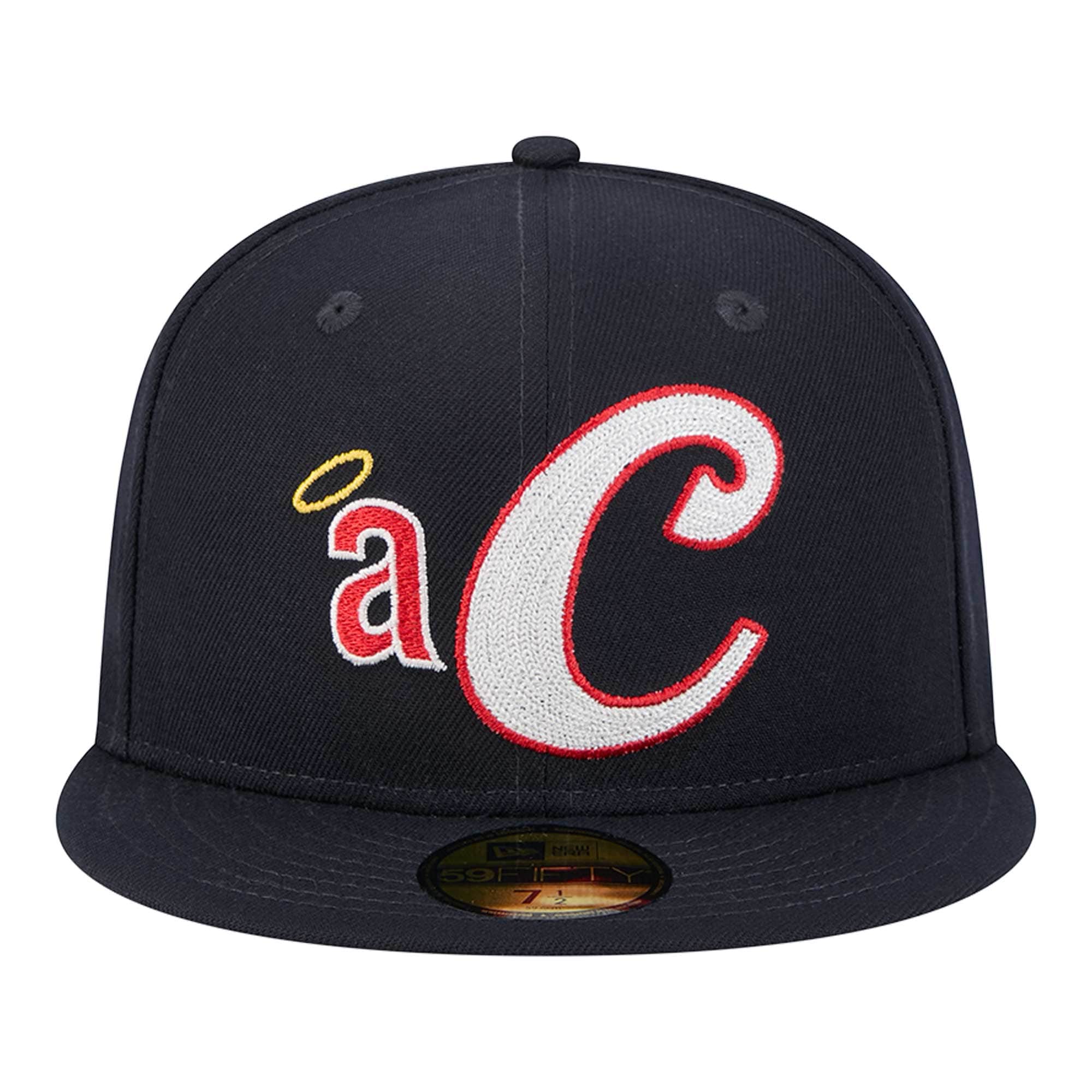 mens california angels new era navy cooperstown collection duo logo 2.0 59fifty fitted hat | MLB Jerseys & Hats Collection at Los Angeles Angels