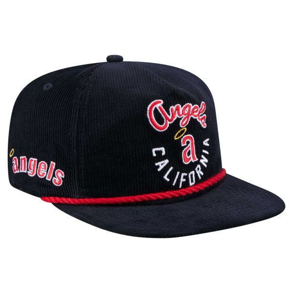 mens california angels new era navy cooperstown collection full circle corduroy golfer adjustable hat | MLB Jerseys & Hats Collection at Los Angeles Angels