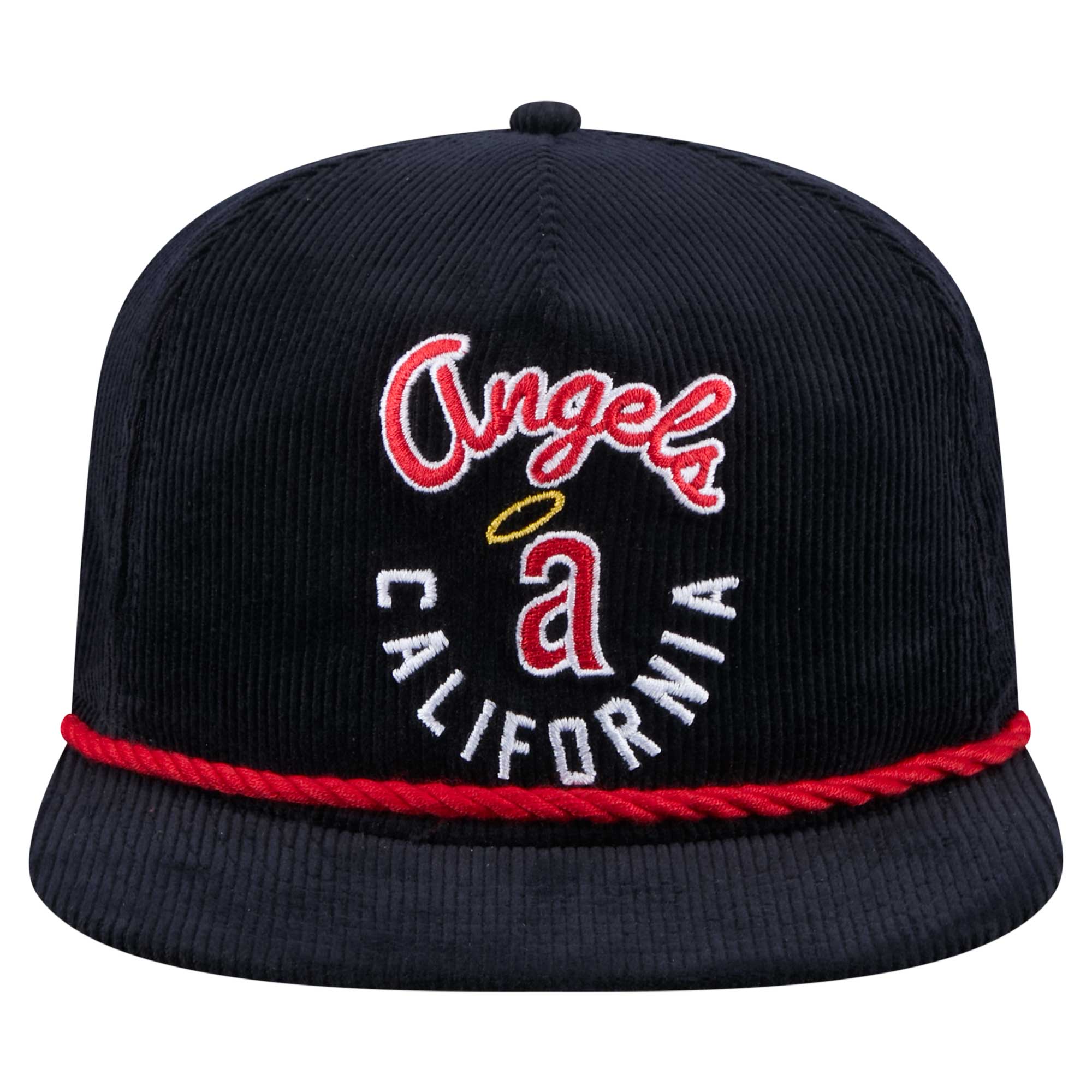 mens california angels new era navy cooperstown collection full circle corduroy golfer adjustable hat | MLB Jerseys & Hats Collection at Los Angeles Angels
