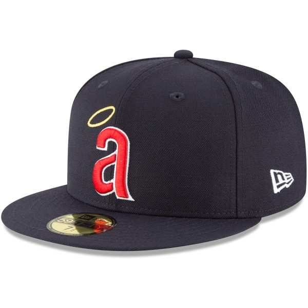 mens california angels new era navy cooperstown collection wool 59fifty fitted hat | MLB Jerseys & Hats Collection at Los Angeles Angels