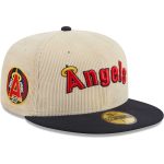 mens california angels new era white cooperstown collection corduroy classic 59fifty fitted hat | MLB Jerseys & Hats Collection at Los Angeles Angels