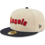 mens california angels new era white cooperstown collection corduroy classic 59fifty fitted hat | MLB Jerseys & Hats Collection at Los Angeles Angels