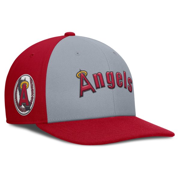 mens california angels nike grayred cooperstown collection pro performance snapback hat | MLB Jerseys & Hats Collection at Los Angeles Angels