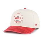 mens los angeles angels 47 creamred fiji rope hitch adjustable hat | MLB Jerseys & Hats Collection at Los Angeles Angels
