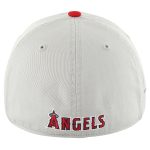mens los angeles angels 47 grayred sure shot classic franchise fitted hat | MLB Jerseys & Hats Collection at Los Angeles Angels