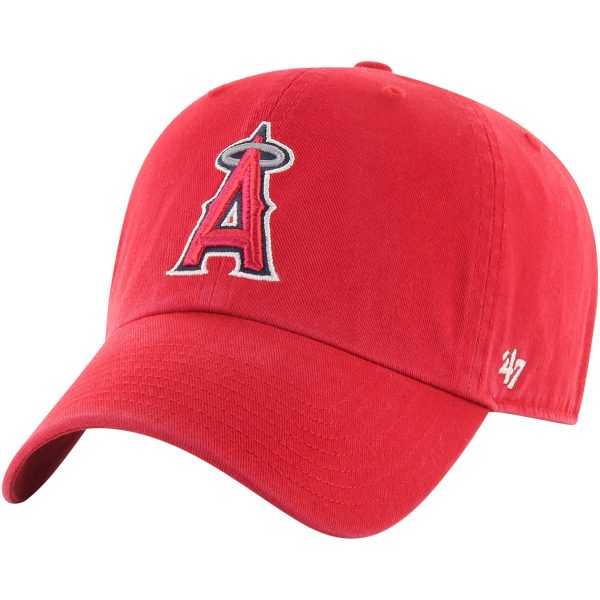 mens los angeles angels 47 red clean up adjustable hat | MLB Jerseys & Hats Collection at Los Angeles Angels