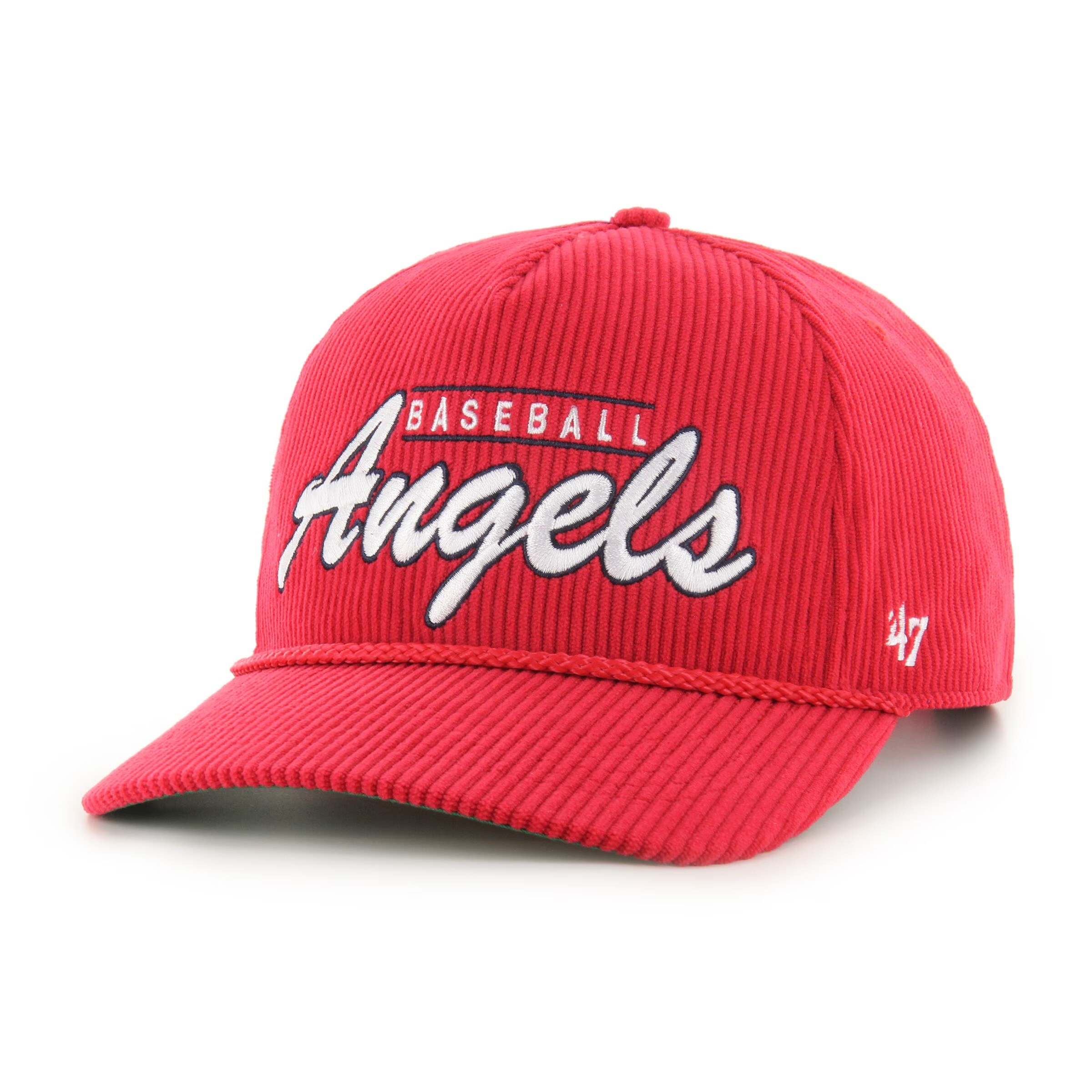 mens los angeles angels 47 red corduroy hitch adjustable hat | MLB Jerseys & Hats Collection at Los Angeles Angels