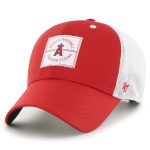 mens los angeles angels 47 red disburse mvp trucker adjustable hat | MLB Jerseys & Hats Collection at Los Angeles Angels
