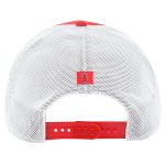 mens los angeles angels 47 red downburst trucker adjustable hat | MLB Jerseys & Hats Collection at Los Angeles Angels