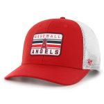 mens los angeles angels 47 red drifter trucker adjustable hat | MLB Jerseys & Hats Collection at Los Angeles Angels
