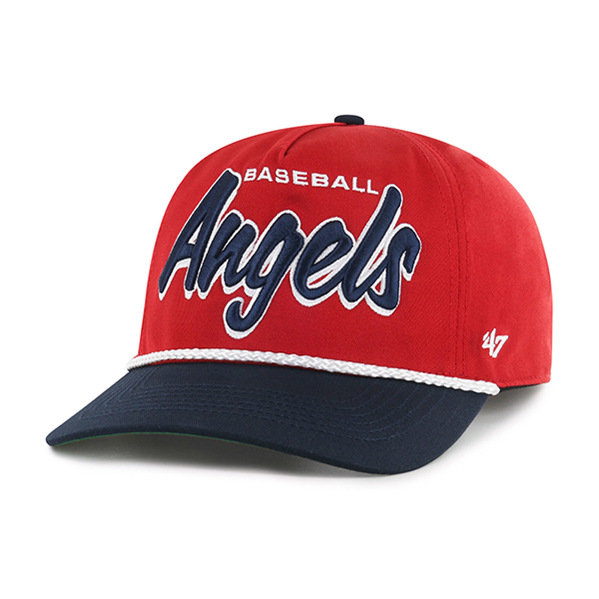 mens los angeles angels 47 red dropshadow rope hitch adjustable hat | MLB Jerseys & Hats Collection at Los Angeles Angels