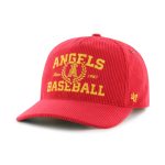mens los angeles angels 47 red laurus corduroy hitch snapback hat | MLB Jerseys & Hats Collection at Los Angeles Angels