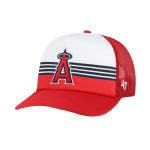mens los angeles angels 47 red lift off foam front mesh trucker adjustable hat | MLB Jerseys & Hats Collection at Los Angeles Angels