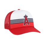 mens los angeles angels 47 red lift off foam front mesh trucker adjustable hat | MLB Jerseys & Hats Collection at Los Angeles Angels