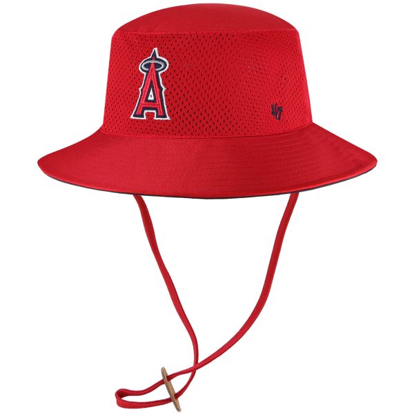 mens los angeles angels 47 red panama pail bucket hat | MLB Jerseys & Hats Collection at Los Angeles Angels