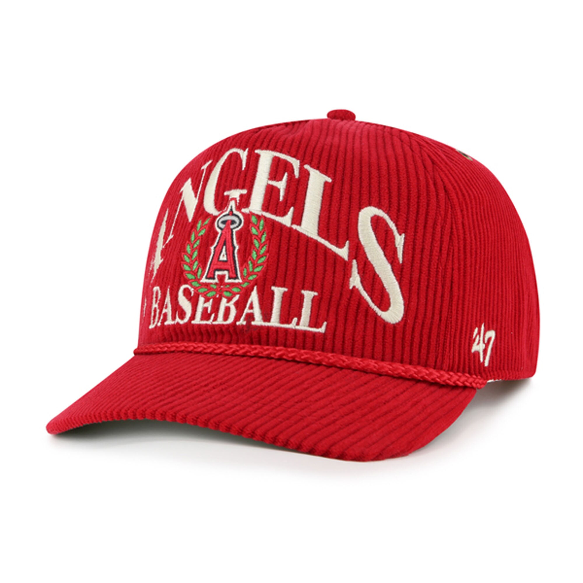 mens los angeles angels 47 red pitchout rope hitch adjustable hat | MLB Jerseys & Hats Collection at Los Angeles Angels