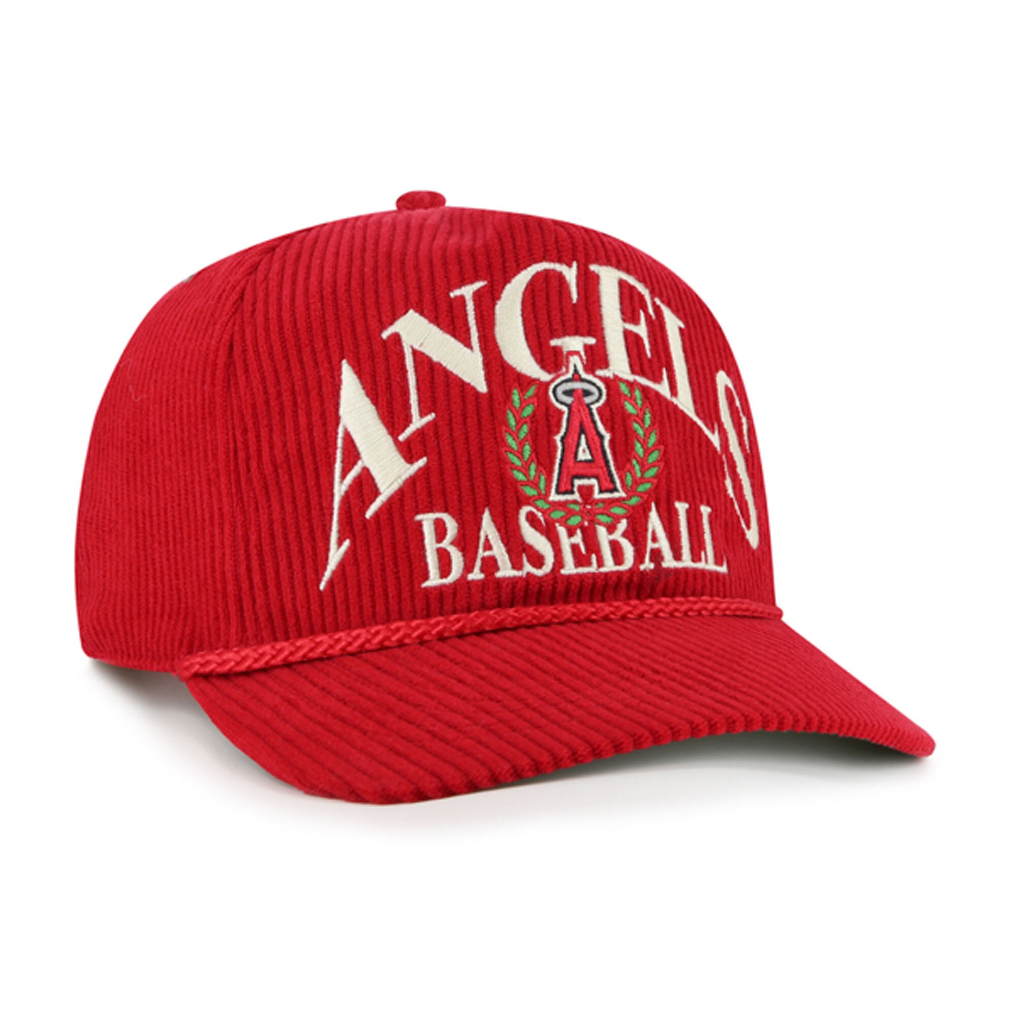 mens los angeles angels 47 red pitchout rope hitch adjustable hat | MLB Jerseys & Hats Collection at Los Angeles Angels