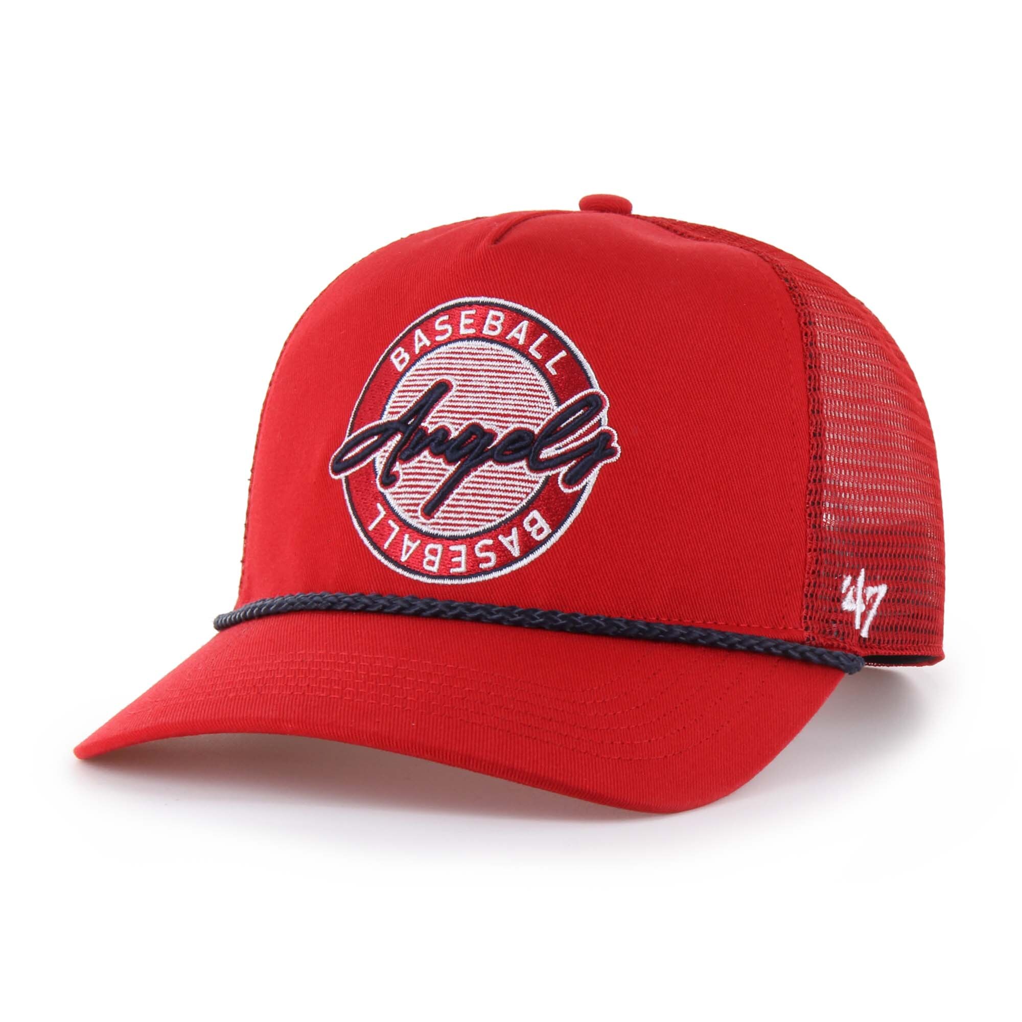 mens los angeles angels 47 red promenade hitch adjustable hat | MLB Jerseys & Hats Collection at Los Angeles Angels