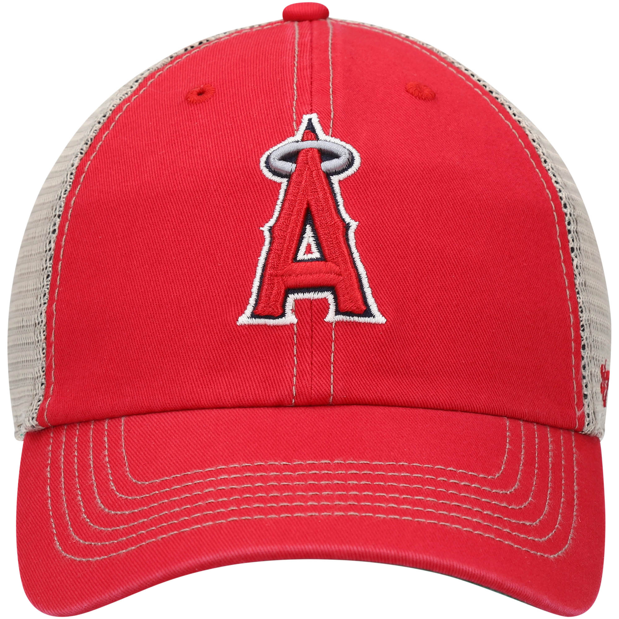mens los angeles angels 47 red trawler clean up trucker snapback hat | MLB Jerseys & Hats Collection at Los Angeles Angels
