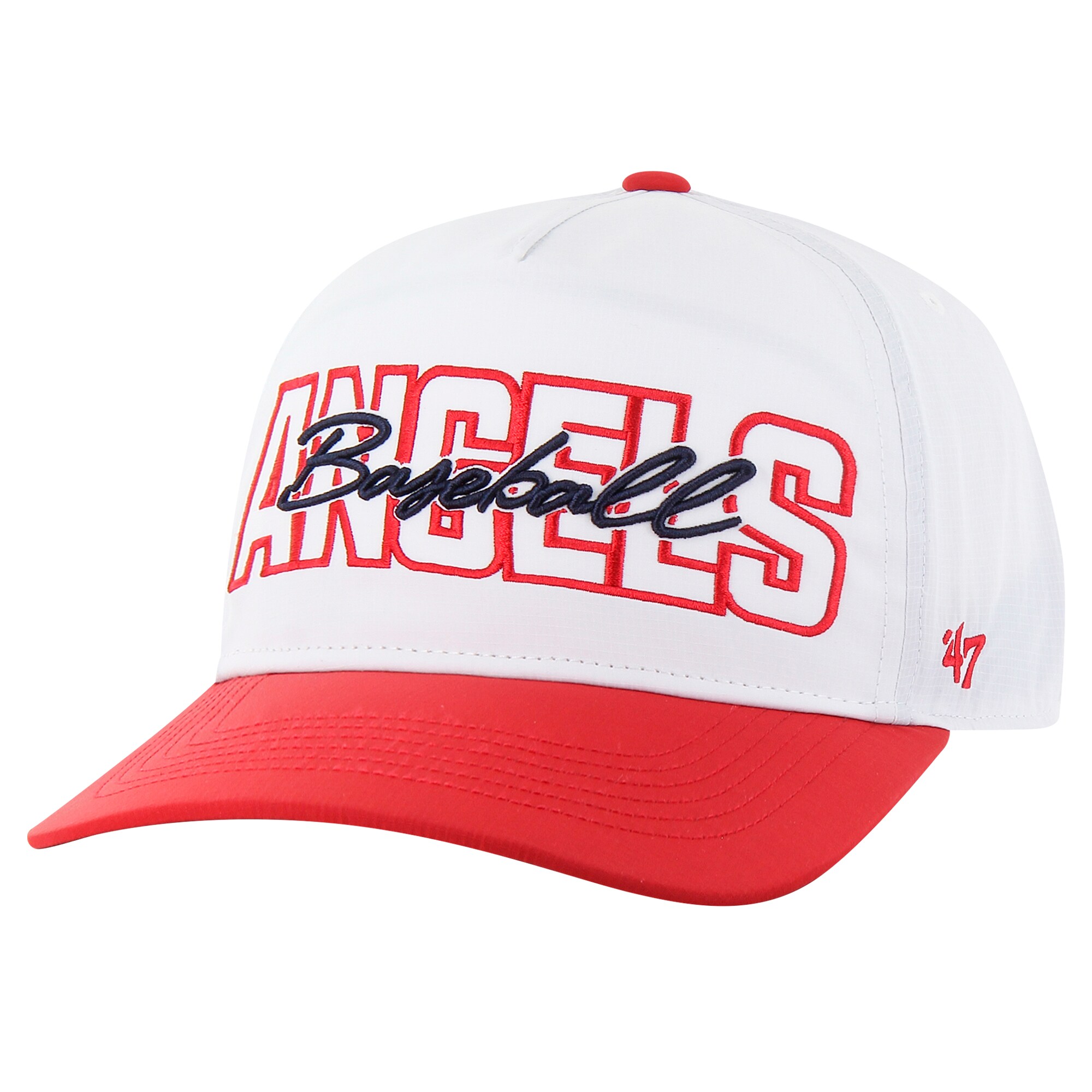 mens los angeles angels 47 white lineman hitch adjustable hat | MLB Jerseys & Hats Collection at Los Angeles Angels