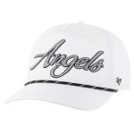 mens los angeles angels 47 white overhand speckle hitch rope adjustable hat | MLB Jerseys & Hats Collection at Los Angeles Angels