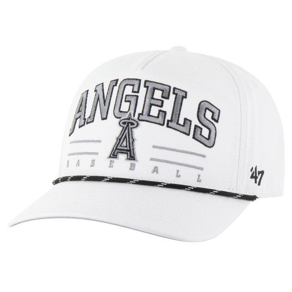 mens los angeles angels 47 white roscoe speckle hitch adjustable hat | MLB Jerseys & Hats Collection at Los Angeles Angels