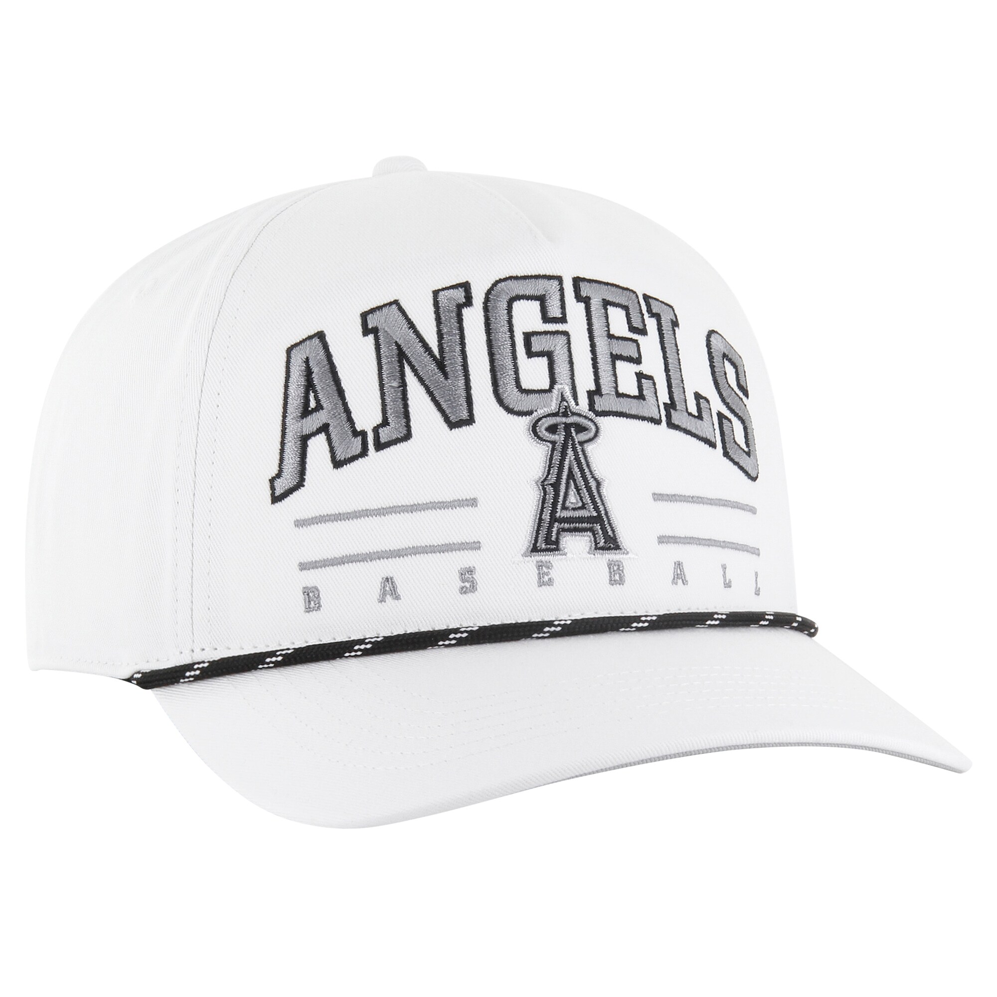 mens los angeles angels 47 white roscoe speckle hitch adjustable hat | MLB Jerseys & Hats Collection at Los Angeles Angels