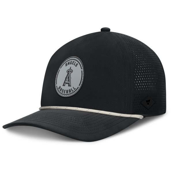 mens los angeles angels fanatics black front office performance a-frame adjustable hat | MLB Jerseys & Hats Collection at Los Angeles Angels