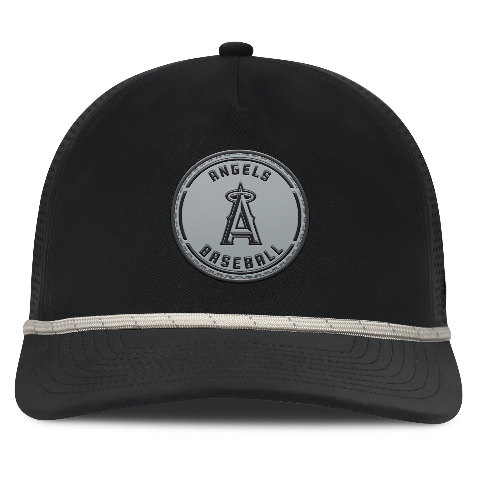 mens los angeles angels fanatics black front office performance a-frame adjustable hat | MLB Jerseys & Hats Collection at Los Angeles Angels