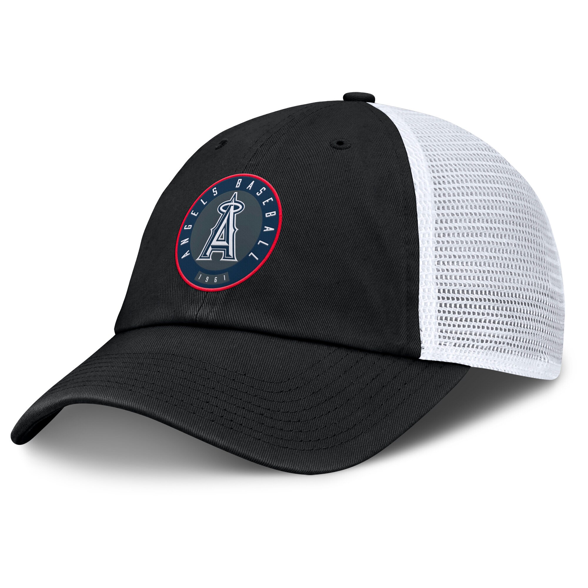 mens los angeles angels fanatics blackwhite averies adjustable hat | MLB Jerseys & Hats Collection at Los Angeles Angels