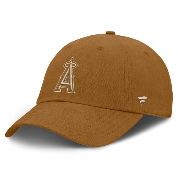 mens los angeles angels fanatics brown act natural chopper adjustable hat | MLB Jerseys & Hats Collection at Los Angeles Angels