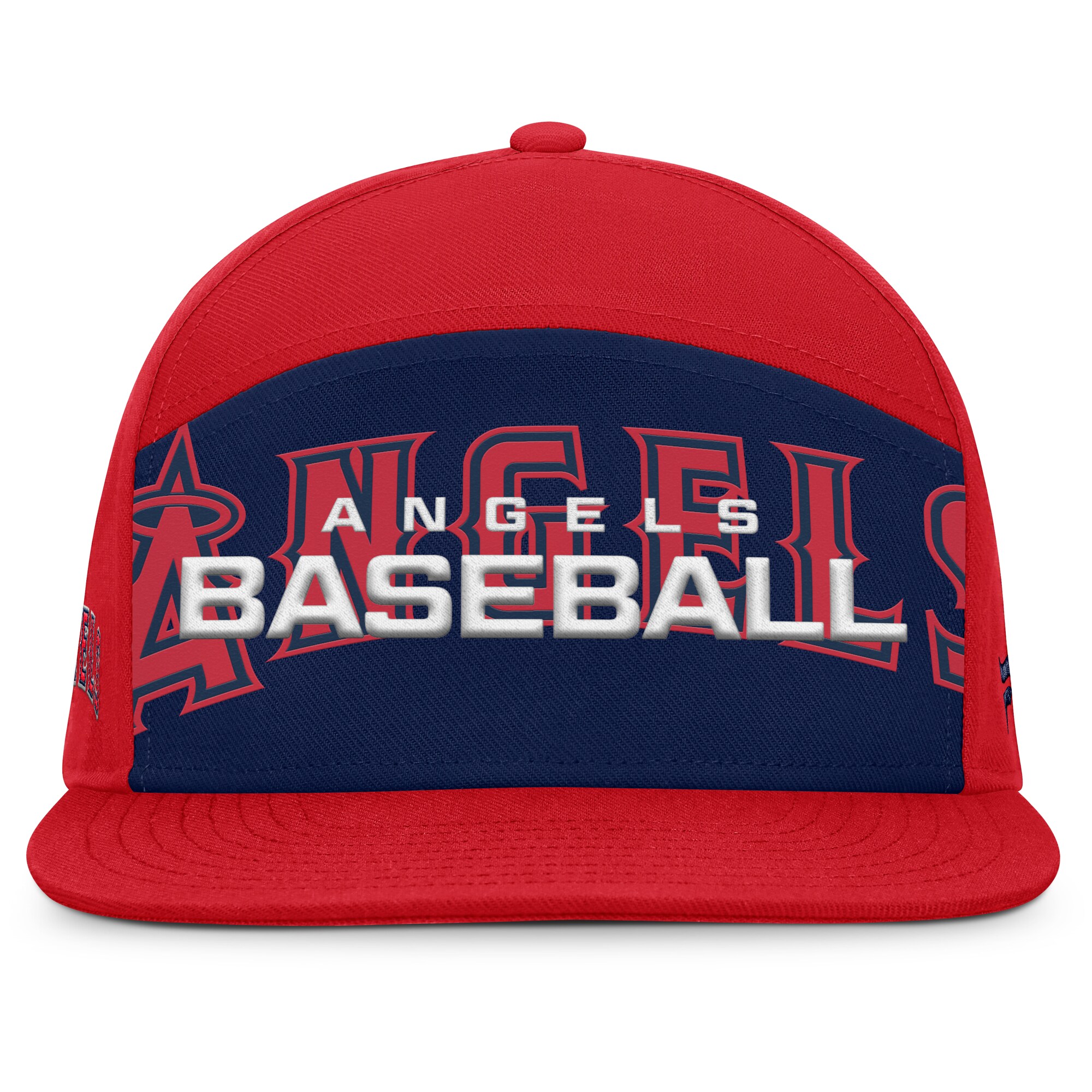 mens los angeles angels fanatics rednavy clubhouse splitter snapback hat | MLB Jerseys & Hats Collection at Los Angeles Angels