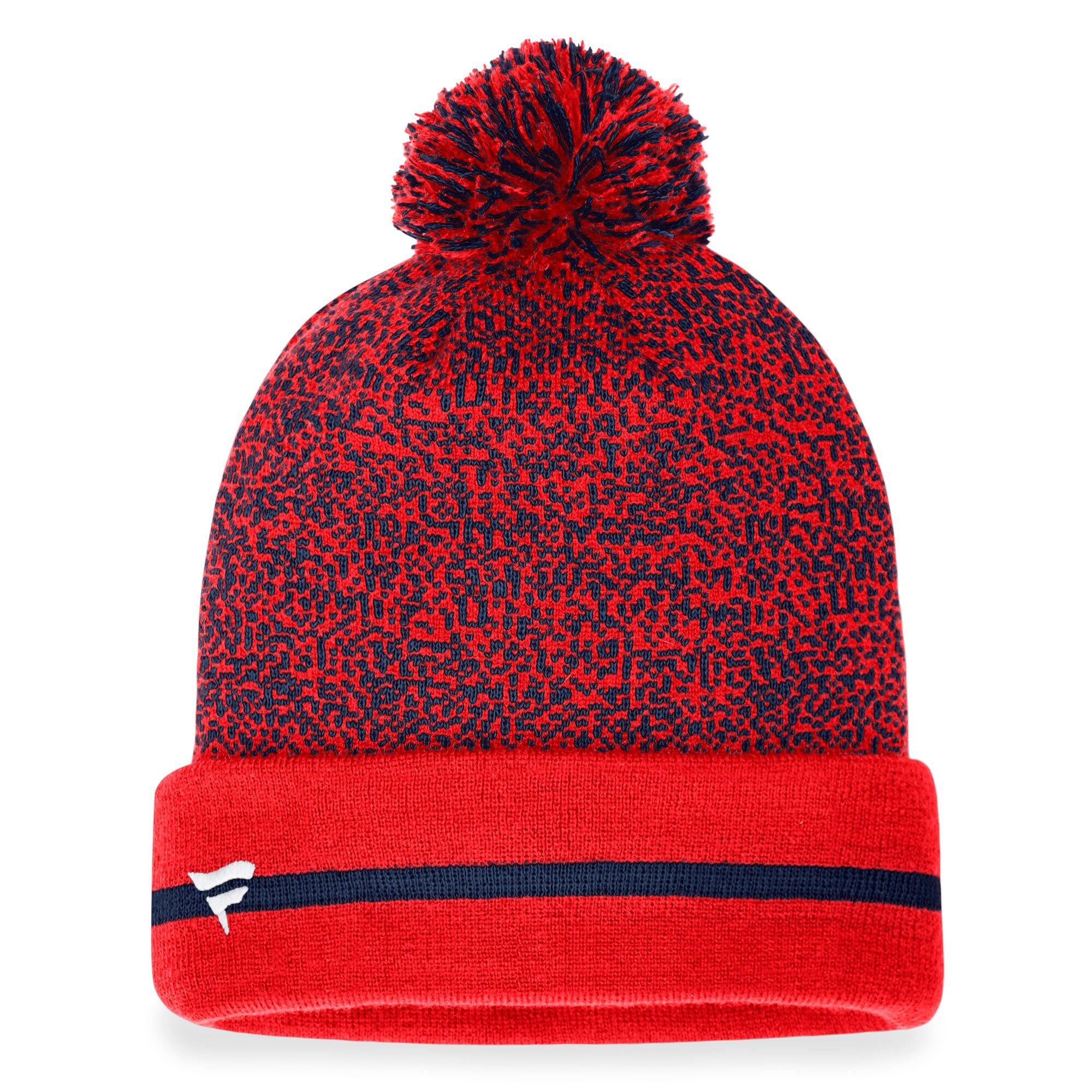 mens los angeles angels fanatics rednavy space-dye cuffed knit hat with pom | MLB Jerseys & Hats Collection at Los Angeles Angels