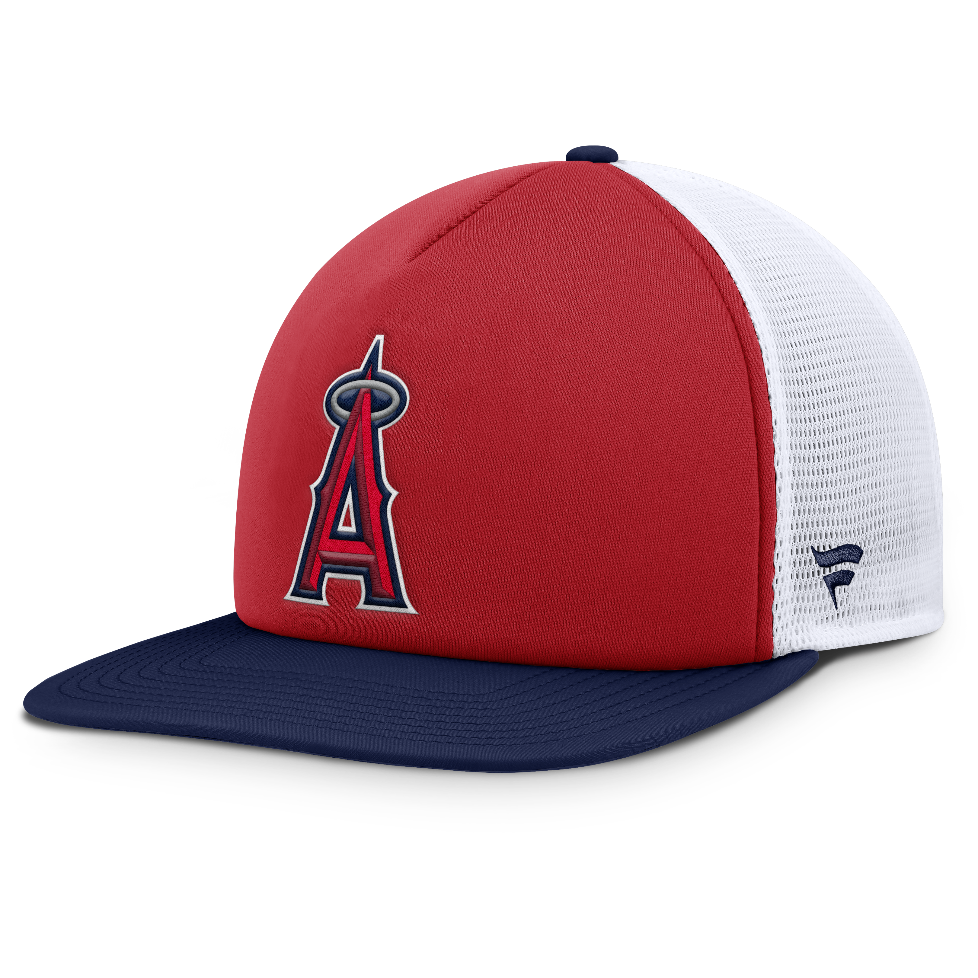 mens los angeles angels fanatics redwhite fundamental foam front snapback hat | MLB Jerseys & Hats Collection at Los Angeles Angels