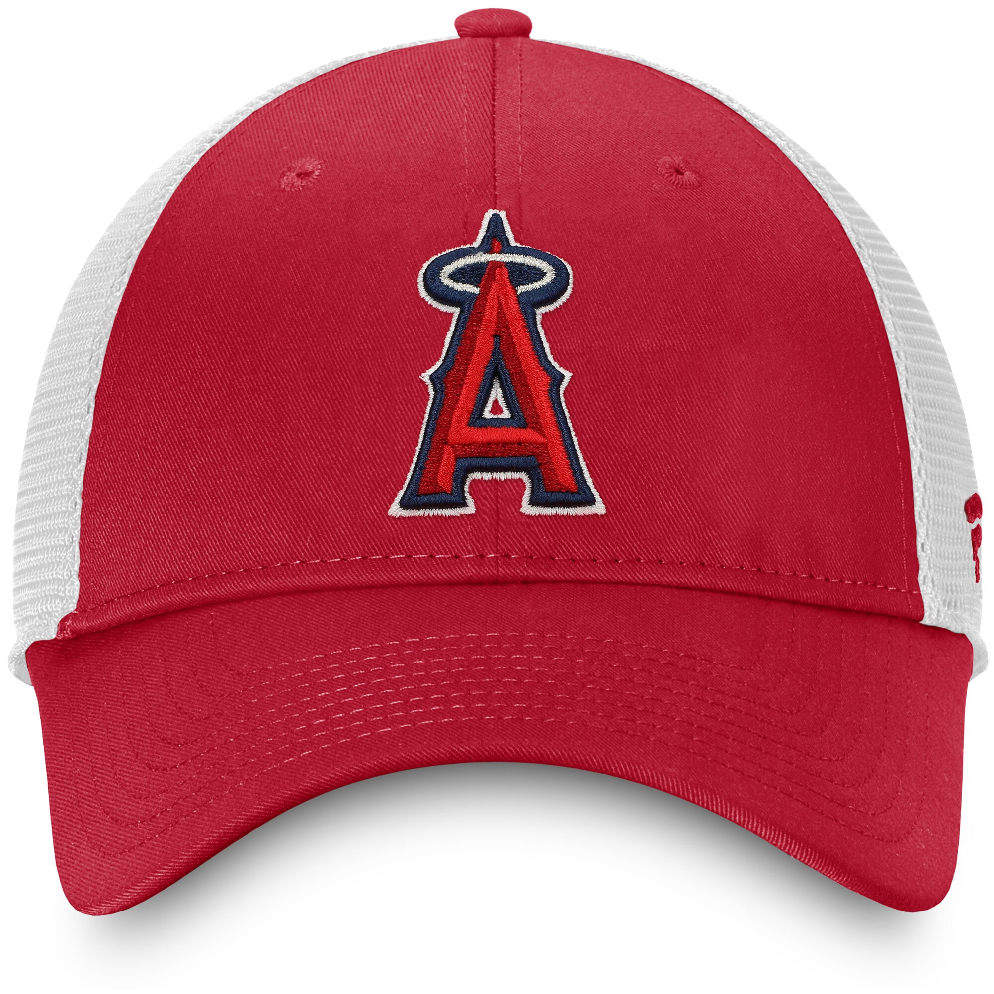 mens los angeles angels fanatics redwhite team core unstructured trucker adjustable hat | MLB Jerseys & Hats Collection at Los Angeles Angels