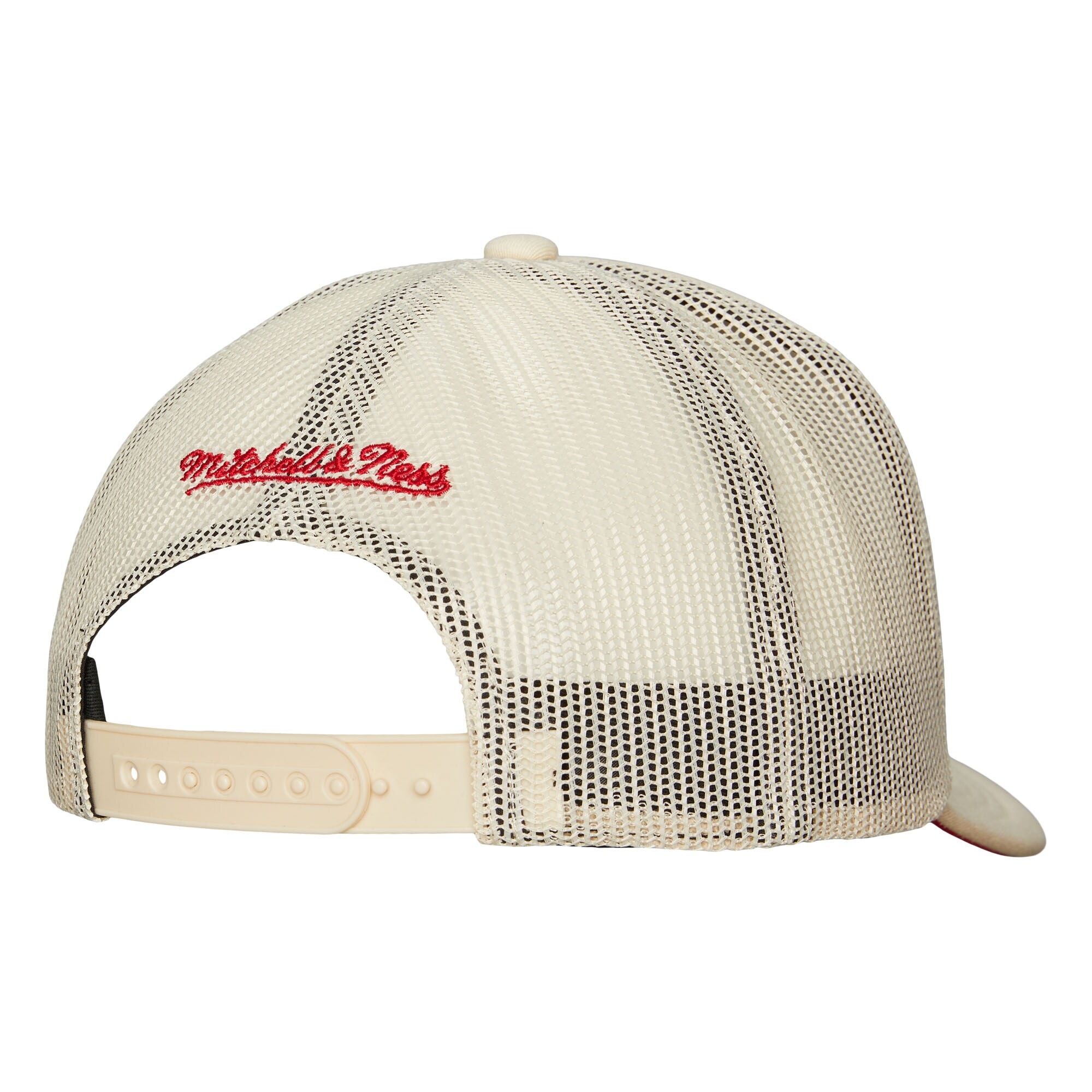 mens los angeles angels mitchell  ness cream cooperstown collection adjustable trucker hat | MLB Jerseys & Hats Collection at Los Angeles Angels
