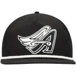mens los angeles angels new era black golfer snapback hat | MLB Jerseys & Hats Collection at Los Angeles Angels
