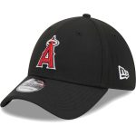 mens los angeles angels new era black logo 39thirty flex hat | MLB Jerseys & Hats Collection at Los Angeles Angels